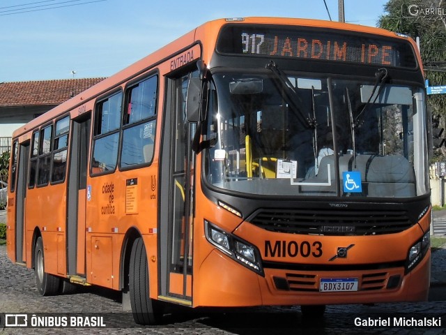 Auto Viação Mercês MI003 na cidade de Curitiba, Paraná, Brasil, por Gabriel Michalski. ID da foto: 8412316.