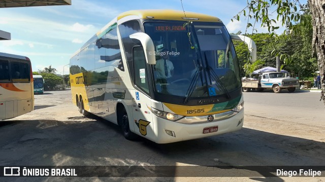 Empresa Gontijo de Transportes 18585 na cidade de Formiga, Minas Gerais, Brasil, por Diego Felipe. Número da foto: #8414290.