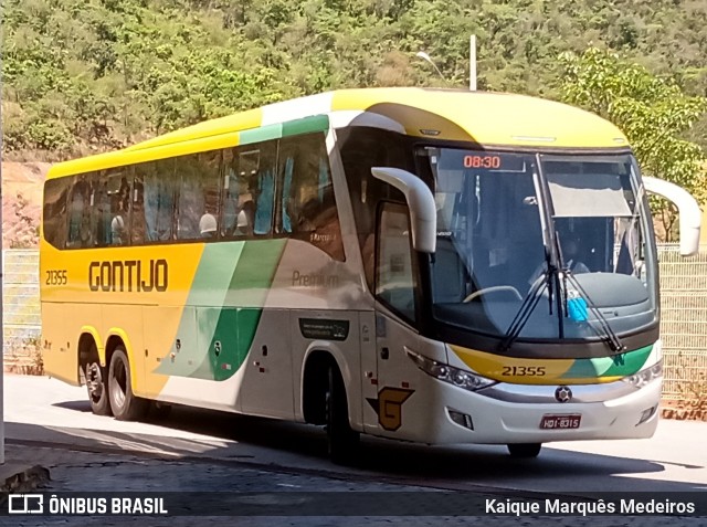 Empresa Gontijo de Transportes 21355 na cidade de Pará de Minas, Minas Gerais, Brasil, por Kaique Marquês Medeiros . ID da foto: 8339404.