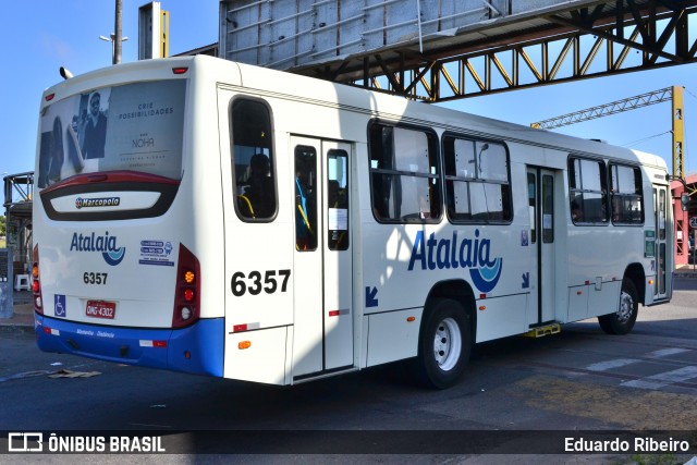 Viação Atalaia Transportes 6357 na cidade de Aracaju, Sergipe, Brasil, por Eduardo Ribeiro. Número da foto: #8339445.