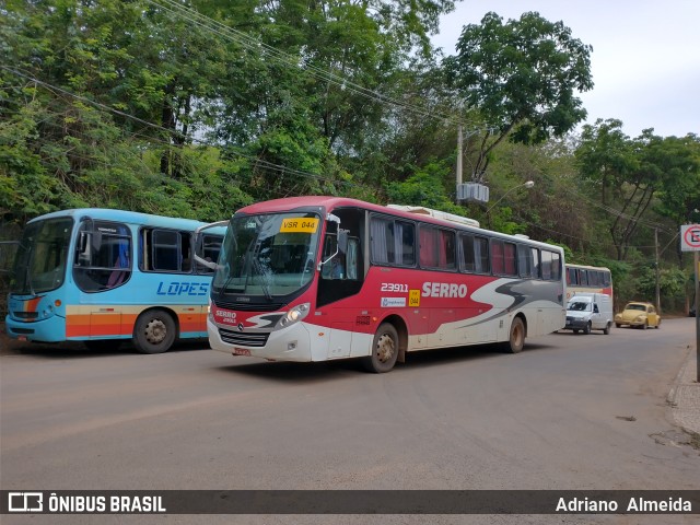 Viação Serro 23911 na cidade de Ponte Nova, Minas Gerais, Brasil, por Adriano  Almeida. ID da foto: 8339839.