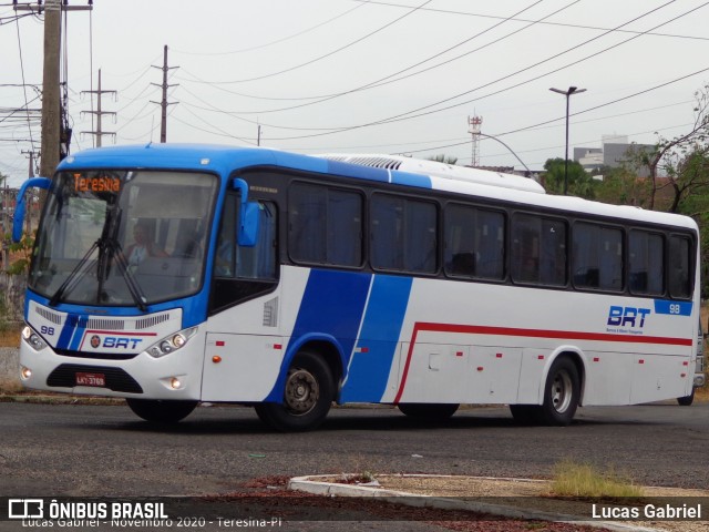 BRT - Barroso e Ribeiro Transportes 98 na cidade de Teresina, Piauí, Brasil, por Lucas Gabriel. Número da foto: #8339123.