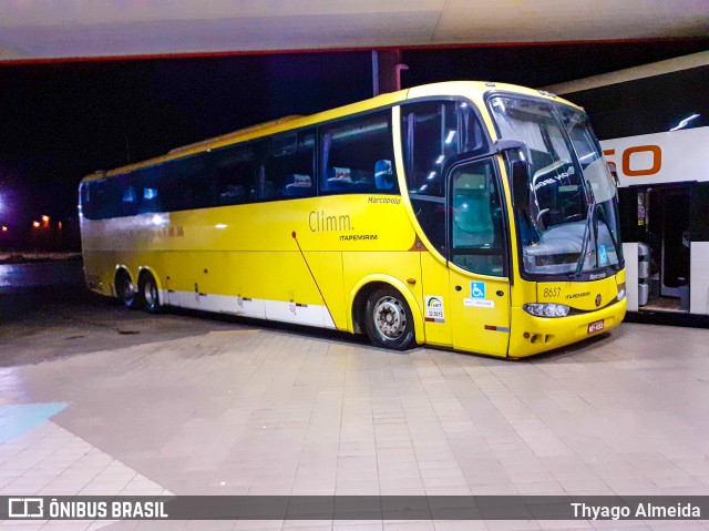 Viação Itapemirim 8657 na cidade de Uberaba, Minas Gerais, Brasil, por Thyago Almeida. Número da foto: #8339593.