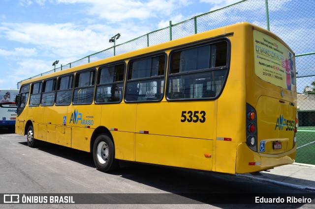AVP - Auto Viação Paraíso 5353 na cidade de Aracaju, Sergipe, Brasil, por Eduardo Ribeiro. Número da foto: #8341275.