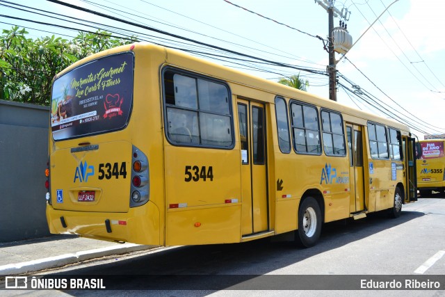 AVP - Auto Viação Paraíso 5344 na cidade de Aracaju, Sergipe, Brasil, por Eduardo Ribeiro. Número da foto: #8341265.