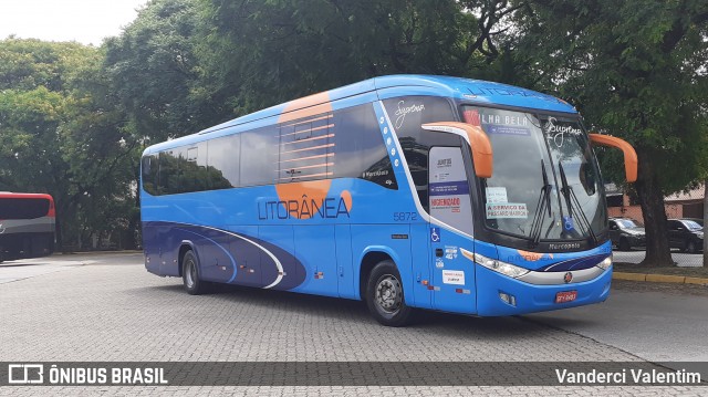 Litorânea Transportes Coletivos 5872 na cidade de São Paulo, São Paulo, Brasil, por Vanderci Valentim. Número da foto: #8341169.