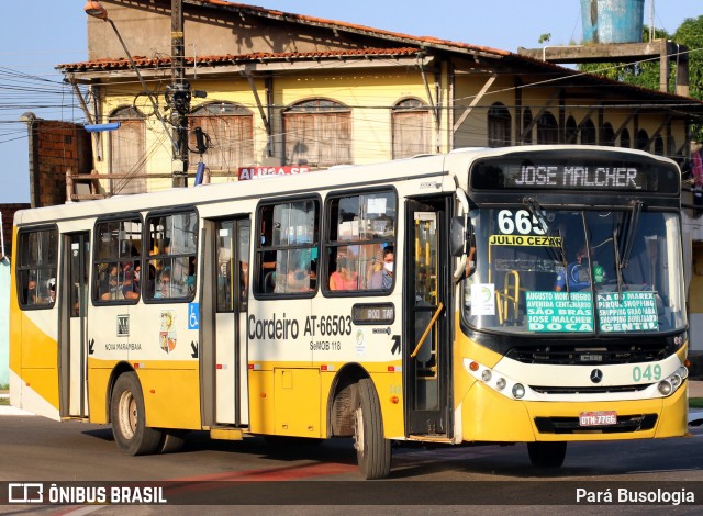 Empresa de Transportes Nova Marambaia AT-66503 na cidade de Belém, Pará, Brasil, por Pará Busologia. ID da foto: 8341805.