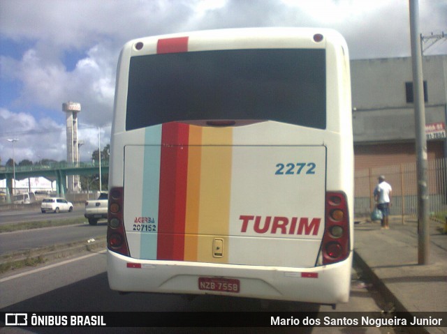 Turim Transportes e Serviços 2272 na cidade de Salvador, Bahia, Brasil, por Mario dos Santos Nogueira Junior. Número da foto: #8343501.