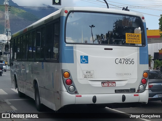 Viação Redentor C47856 na cidade de Rio de Janeiro, Rio de Janeiro, Brasil, por Jorge Gonçalves. Número da foto: #8340989.
