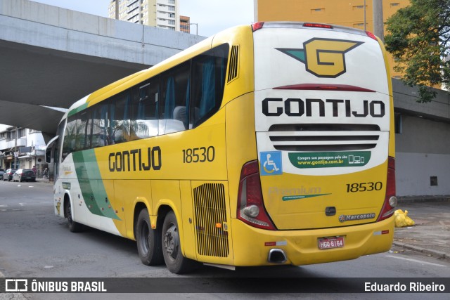 Empresa Gontijo de Transportes 18530 na cidade de Belo Horizonte, Minas Gerais, Brasil, por Eduardo Ribeiro. Número da foto: #8341306.