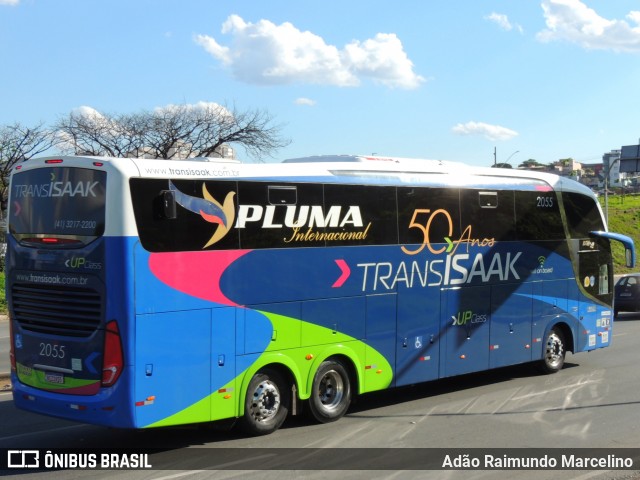 Trans Isaak Turismo 2055 na cidade de Belo Horizonte, Minas Gerais, Brasil, por Adão Raimundo Marcelino. Número da foto: #8344050.
