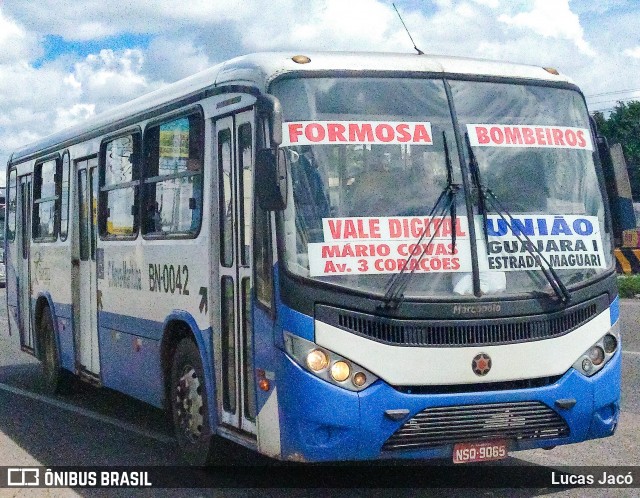 Transportes Barata BN-00042 na cidade de Ananindeua, Pará, Brasil, por Lucas Jacó. Número da foto: #8344021.