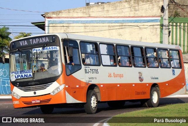 Via Loc BJ-75705 na cidade de Belém, Pará, Brasil, por Pará Busologia. ID da foto: 8341833.