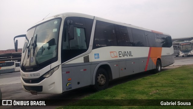 Evanil Transportes e Turismo RJ 132.023 na cidade de Rio de Janeiro, Rio de Janeiro, Brasil, por Gabriel Sousa. Número da foto: #8341040.