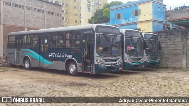 Viação Tabuazeiro 4477 na cidade de Vila Velha, Espírito Santo, Brasil, por Adryan Cesar Pimentel Santana. ID da foto: 8341283.