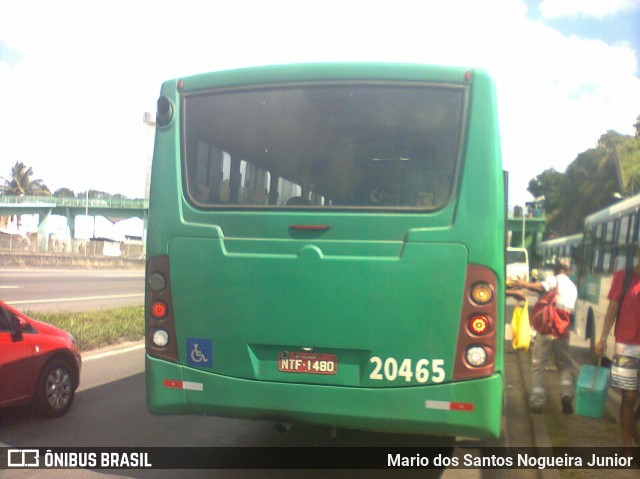 OT Trans - Ótima Salvador Transportes 20465 na cidade de Salvador, Bahia, Brasil, por Mario dos Santos Nogueira Junior. Número da foto: #8343495.