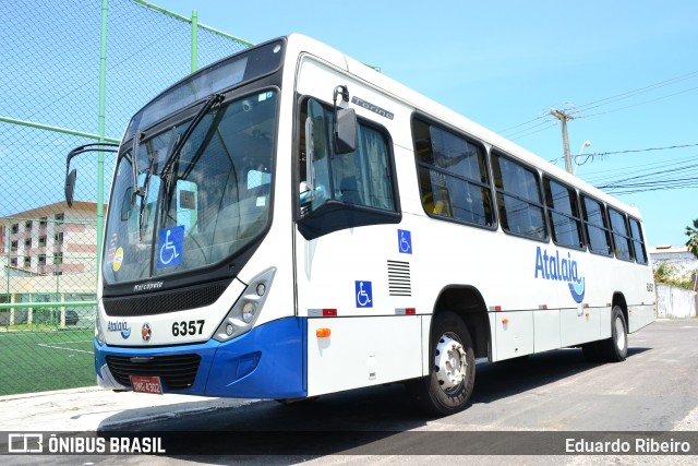 Viação Atalaia Transportes 6357 na cidade de Aracaju, Sergipe, Brasil, por Eduardo Ribeiro. Número da foto: #8341270.