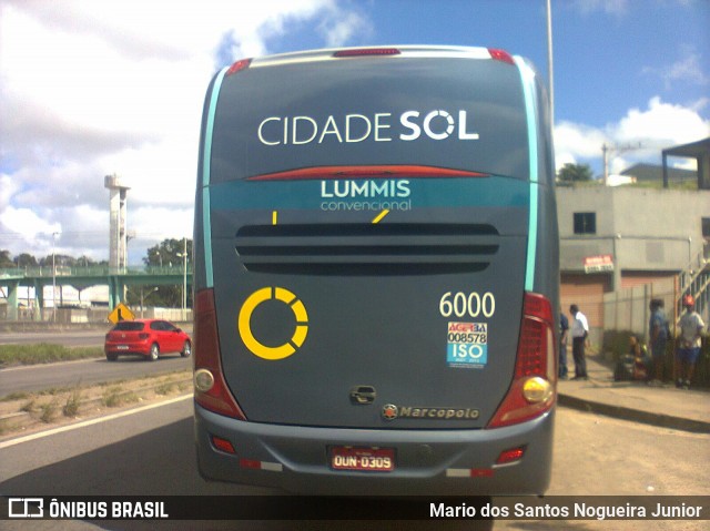 Viação Cidade Sol 6000 na cidade de Salvador, Bahia, Brasil, por Mario dos Santos Nogueira Junior. Número da foto: #8341308.
