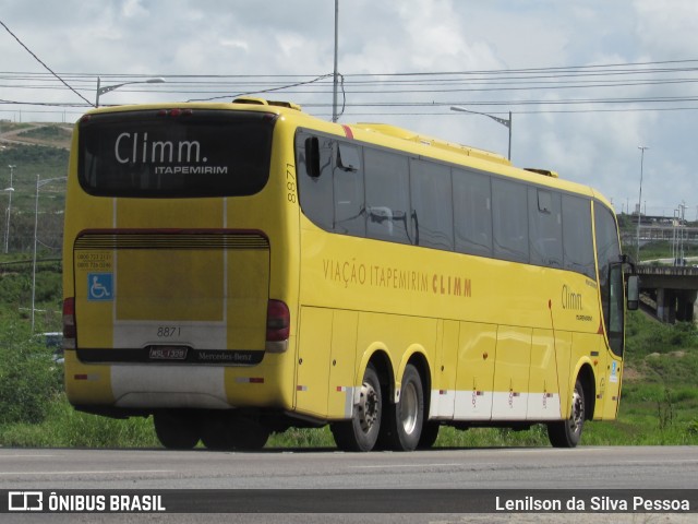 Viação Itapemirim 8871 na cidade de Caruaru, Pernambuco, Brasil, por Lenilson da Silva Pessoa. ID da foto: 8347100.