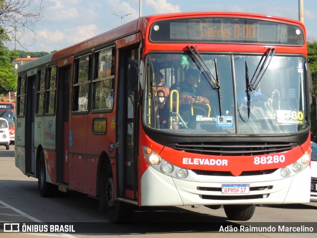 Viação Novo Retiro 88280 na cidade de Belo Horizonte, Minas Gerais, Brasil, por Adão Raimundo Marcelino. Número da foto: #8347262.