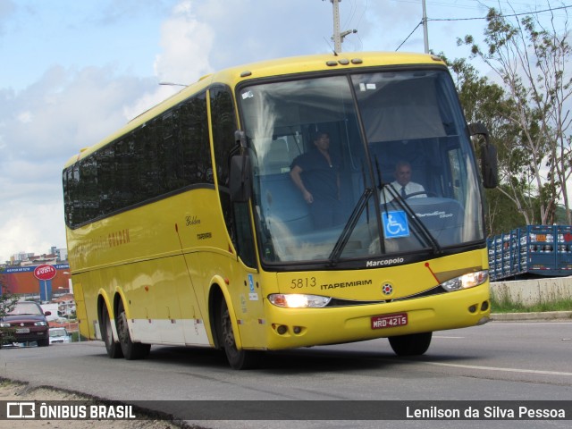 Viação Itapemirim 5813 na cidade de Caruaru, Pernambuco, Brasil, por Lenilson da Silva Pessoa. ID da foto: 8347112.