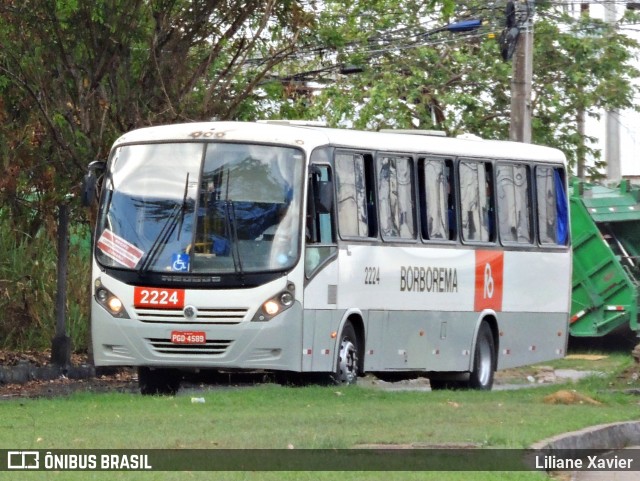 Borborema Imperial Transportes 2224 na cidade de Recife, Pernambuco, Brasil, por Liliane Xavier. ID da foto: 8346164.