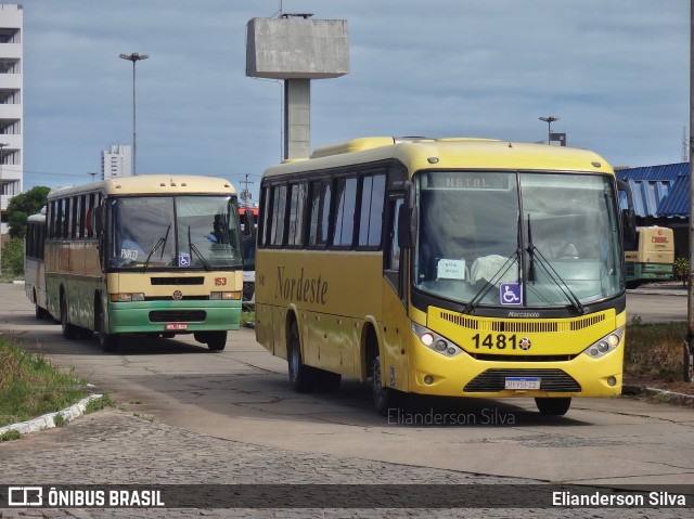 Viação Nordeste 1481 na cidade de Natal, Rio Grande do Norte, Brasil, por Elianderson Silva. Número da foto: #8347485.