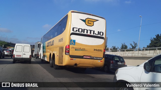 Empresa Gontijo de Transportes 14815 na cidade de São Paulo, São Paulo, Brasil, por Vanderci Valentim. ID da foto: 8345396.