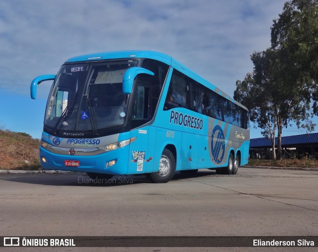 Auto Viação Progresso 6015 na cidade de Natal, Rio Grande do Norte, Brasil, por Elianderson Silva. ID da foto: 8346881.