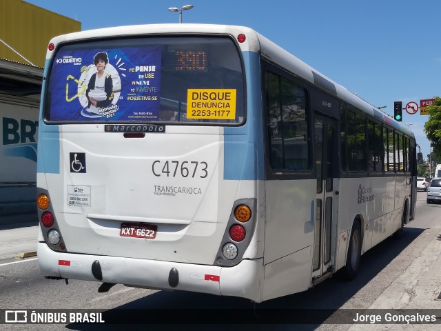 Viação Redentor C47673 na cidade de Rio de Janeiro, Rio de Janeiro, Brasil, por Jorge Gonçalves. ID da foto: 8344551.