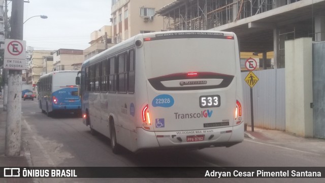 Nova Transporte 22928 na cidade de Vila Velha, Espírito Santo, Brasil, por Adryan Cesar Pimentel Santana. Número da foto: #8345767.