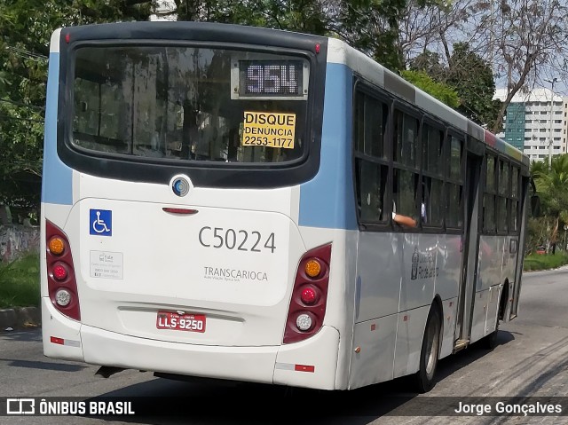 Tijuquinha - Auto Viação Tijuca C50224 na cidade de Rio de Janeiro, Rio de Janeiro, Brasil, por Jorge Gonçalves. Número da foto: #8344575.