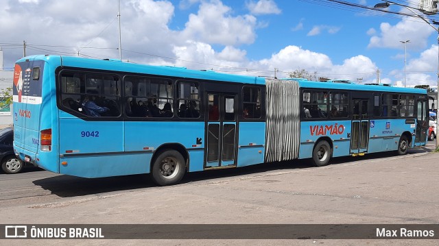 Empresa de Transporte Coletivo Viamão 9042 na cidade de Viamão, Rio Grande do Sul, Brasil, por Max Ramos. ID da foto: 8344759.