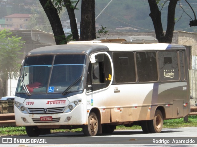 Sudeste Transporte e Turismo 3800 na cidade de Conselheiro Lafaiete, Minas Gerais, Brasil, por Rodrigo  Aparecido. ID da foto: 8348957.