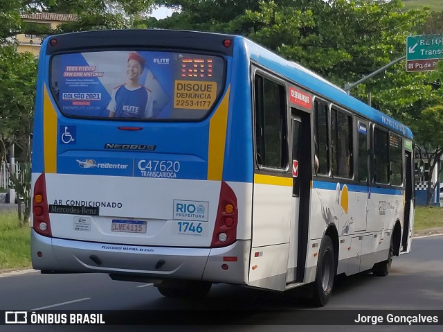 Viação Redentor C47620 na cidade de Rio de Janeiro, Rio de Janeiro, Brasil, por Jorge Gonçalves. Número da foto: #8348702.