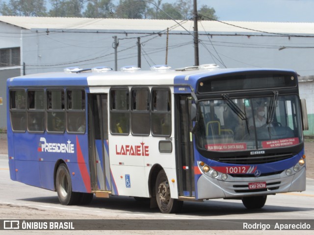Viação Presidente Lafaiete 10012 na cidade de Conselheiro Lafaiete, Minas Gerais, Brasil, por Rodrigo  Aparecido. Número da foto: #8348967.