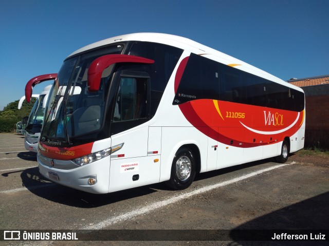 ViaSol Transportes Rodoviários 111056 na cidade de São Carlos, São Paulo, Brasil, por Jefferson Luiz. ID da foto: 8347847.