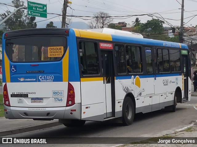 Viação Redentor C47460 na cidade de Rio de Janeiro, Rio de Janeiro, Brasil, por Jorge Gonçalves. ID da foto: 8348629.