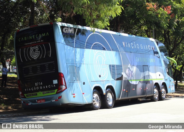 Viação Garcia 8714 na cidade de São Paulo, São Paulo, Brasil, por George Miranda. ID da foto: 8348864.