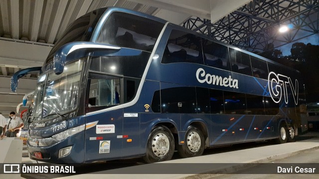 Viação Cometa 17308 na cidade de Santos, São Paulo, Brasil, por Davi Cesar. Número da foto: #8348761.