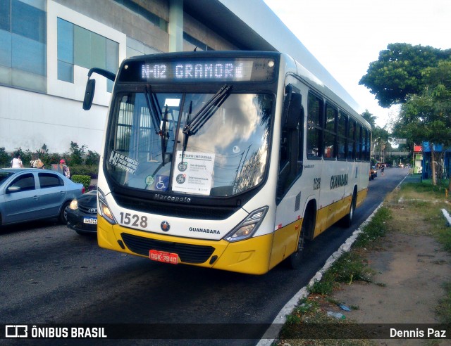 Transportes Guanabara 1528 na cidade de Natal, Rio Grande do Norte, Brasil, por Dennis Paz. ID da foto: 8348568.