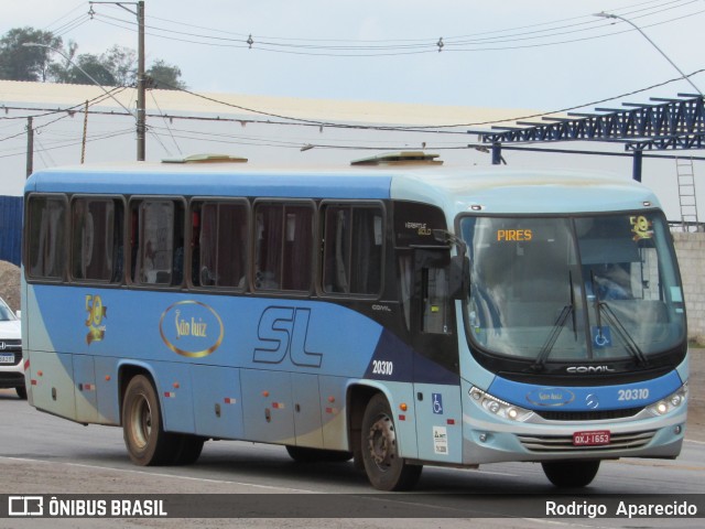 Viação São Luiz 20310 na cidade de Conselheiro Lafaiete, Minas Gerais, Brasil, por Rodrigo  Aparecido. Número da foto: #8349386.