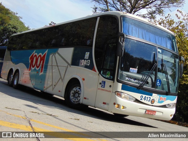 Auto Viação 1001 2413 na cidade de São Paulo, São Paulo, Brasil, por Allen Maximiliano. ID da foto: 8347901.