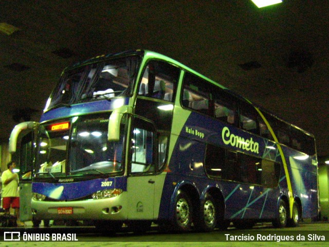 Viação Cometa 2007 na cidade de Belo Horizonte, Minas Gerais, Brasil, por Tarcisio Rodrigues da Silva. ID da foto: 8349446.