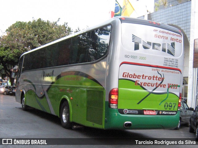 Turin Transportes 097 na cidade de Belo Horizonte, Minas Gerais, Brasil, por Tarcisio Rodrigues da Silva. ID da foto: 8349330.