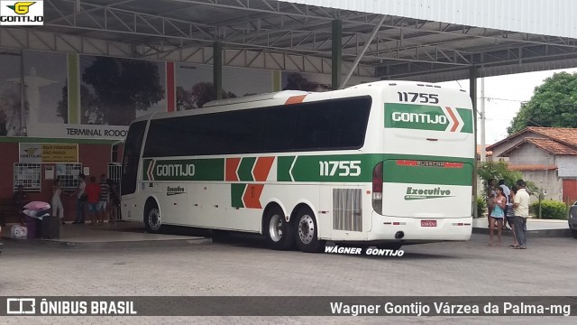 Empresa Gontijo de Transportes 11755 na cidade de Várzea da Palma, Minas Gerais, Brasil, por Wagner Gontijo Várzea da Palma-mg. Número da foto: #8351291.