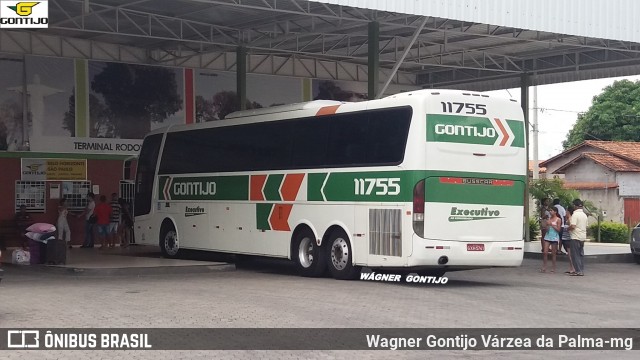 Empresa Gontijo de Transportes 11755 na cidade de Várzea da Palma, Minas Gerais, Brasil, por Wagner Gontijo Várzea da Palma-mg. ID da foto: 8351291.