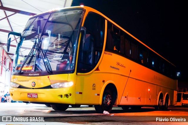 Viação Itapemirim 5043 na cidade de Paraíba do Sul, Rio de Janeiro, Brasil, por Flávio Oliveira. ID da foto: 8351457.