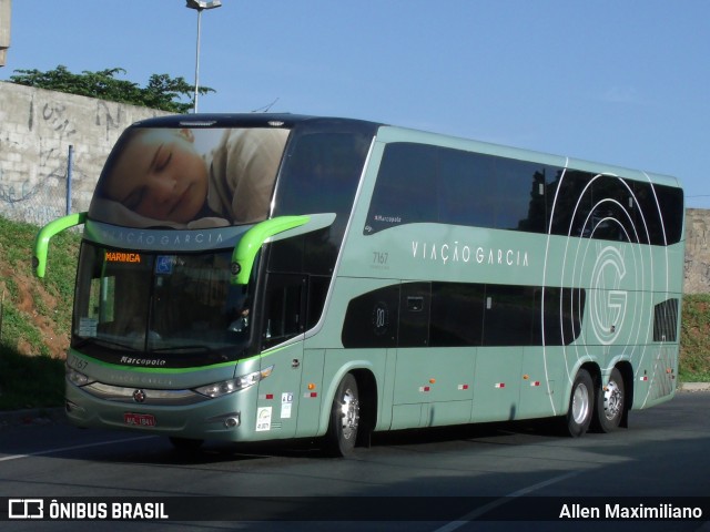 Viação Garcia 7167 na cidade de Campinas, São Paulo, Brasil, por Allen Maximiliano. Número da foto: #8352707.
