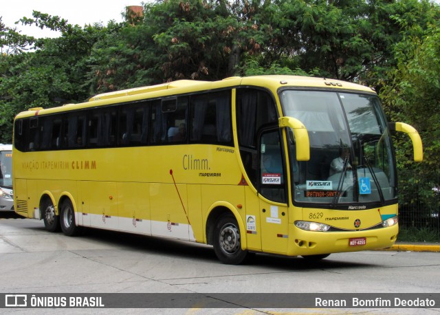 Viação Itapemirim 8629 na cidade de São Paulo, São Paulo, Brasil, por Renan  Bomfim Deodato. ID da foto: 8351710.